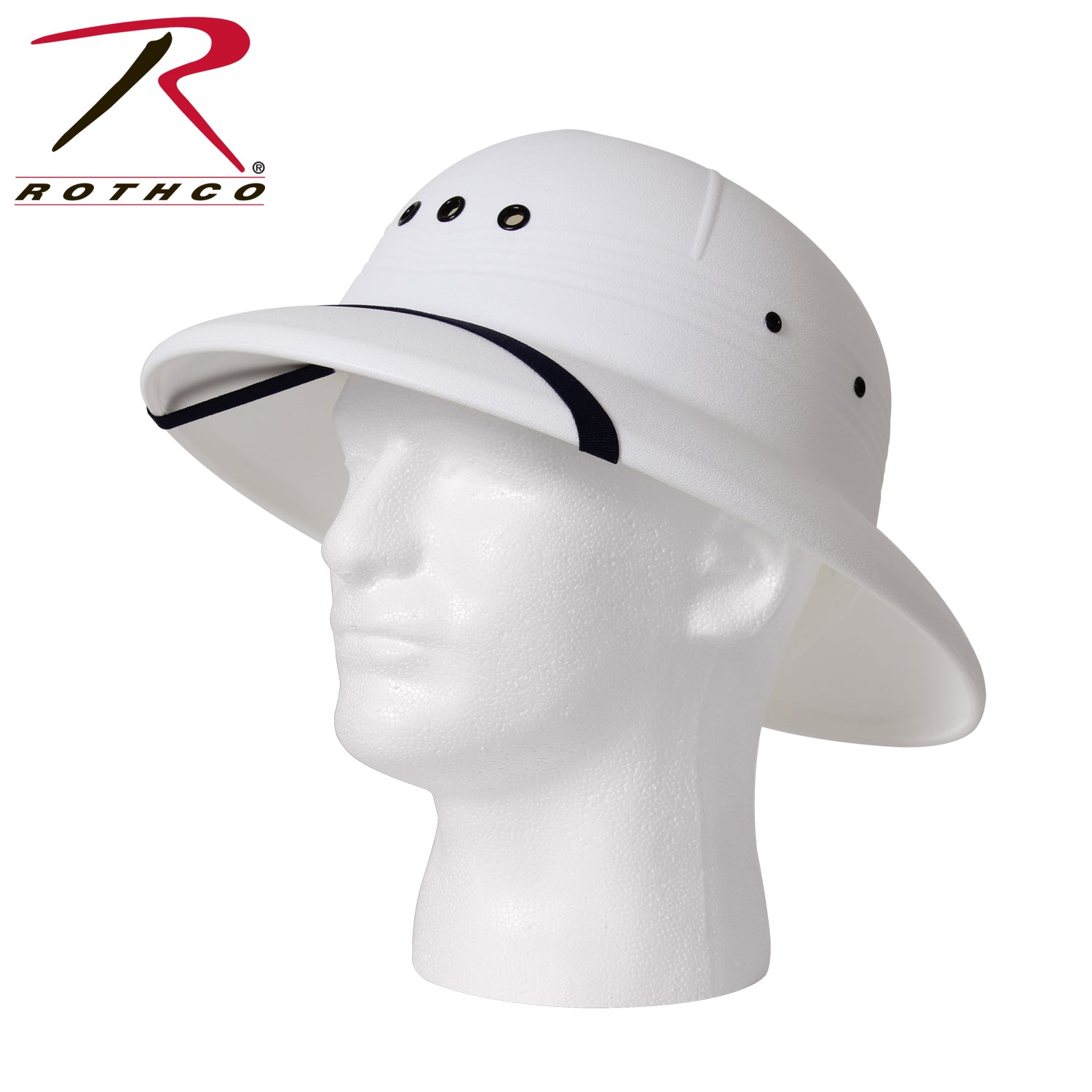 Rothco Pith Helmet White - Waterproof Sun Protection for Outdoor Activities