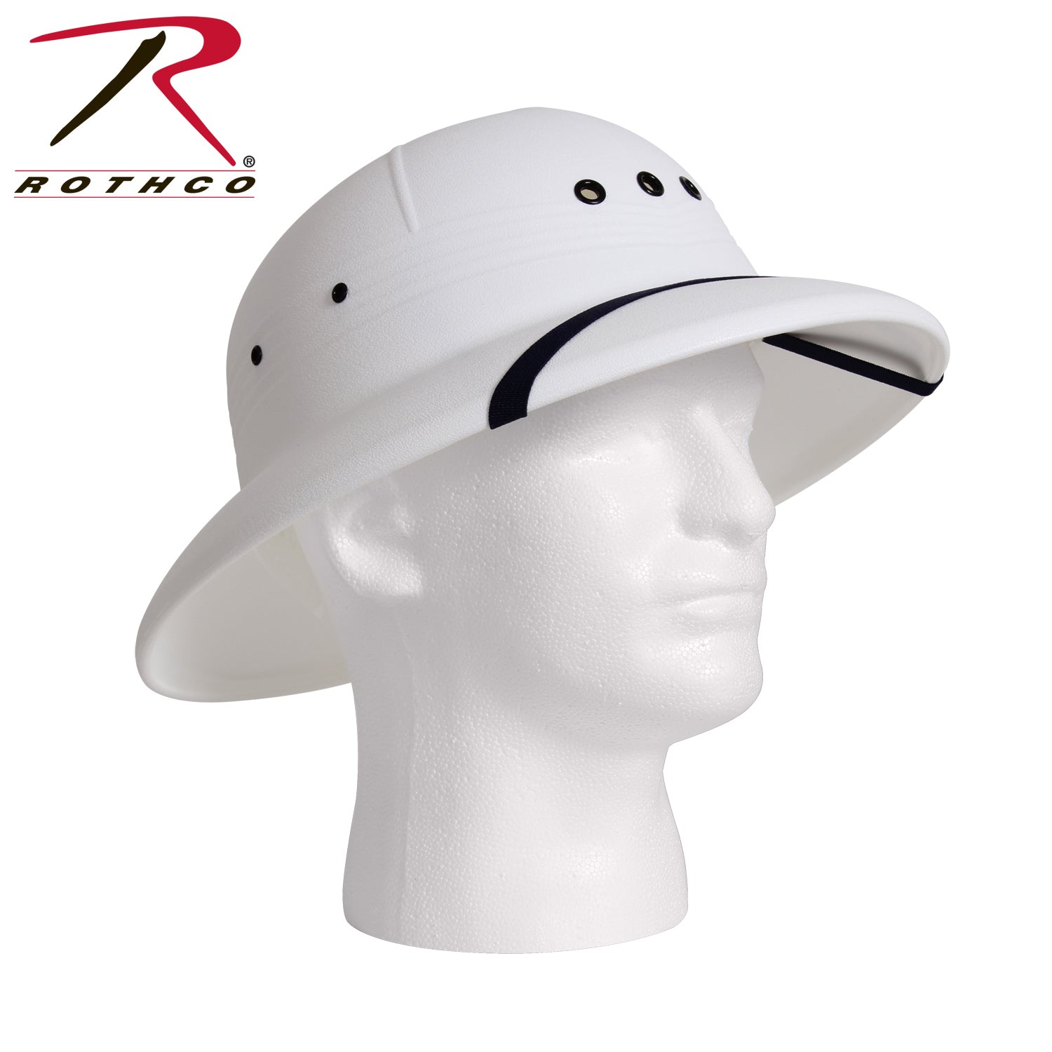 Rothco Pith Helmet White - Waterproof Sun Protection for Outdoor Activities