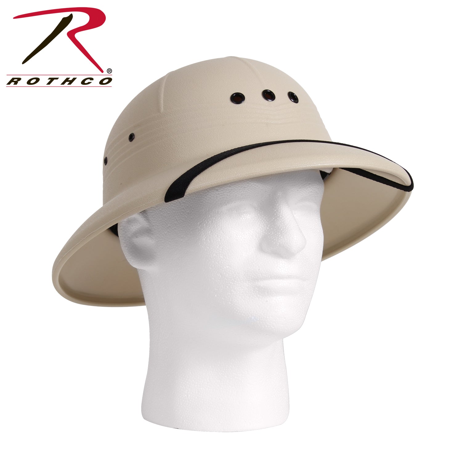 Rothco Pith Helmet Khaki - Adjustable Sun Protection for Outdoor Enthusiasts
