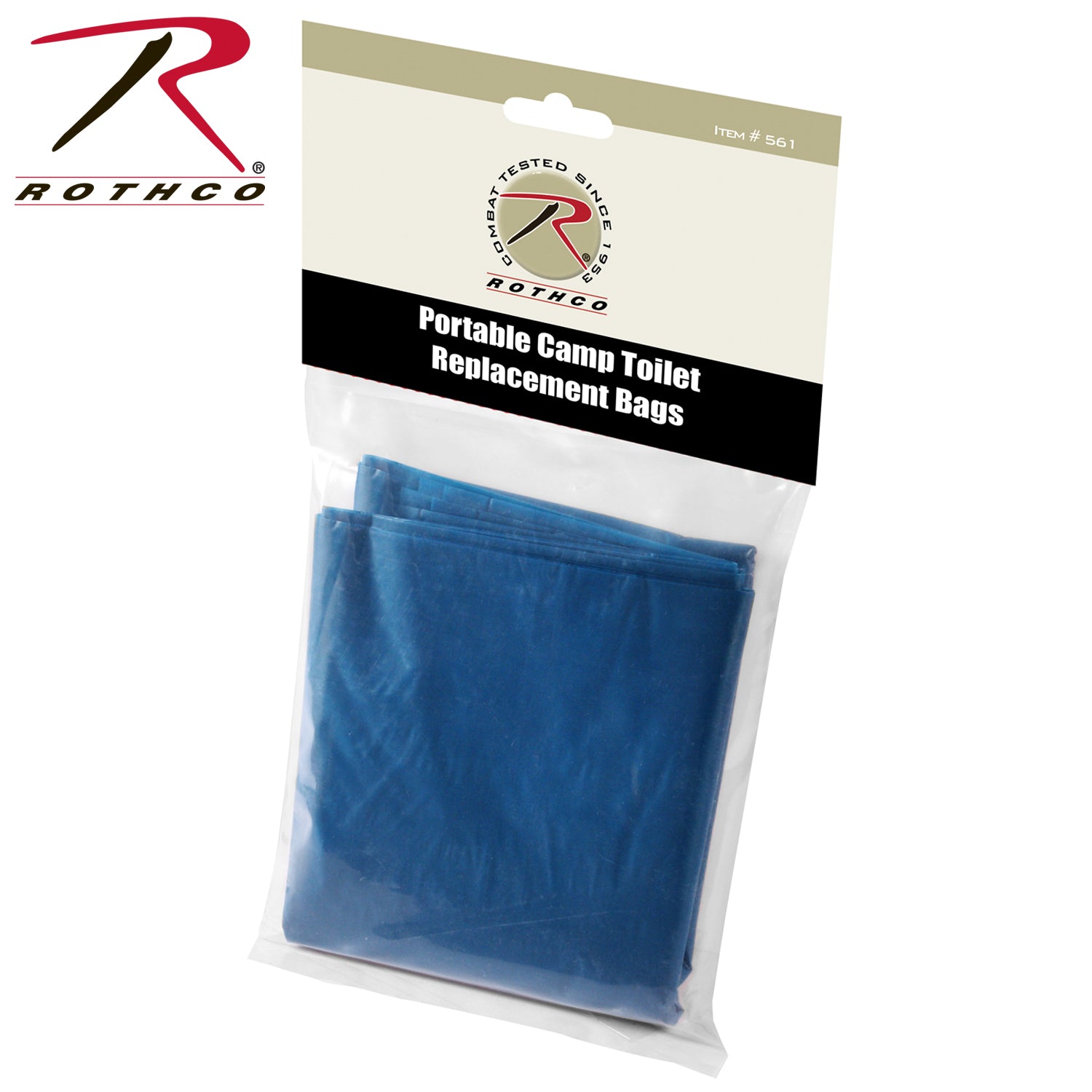 Rothco Portable Camp Toilet Replacement Bags (Part Number 561) – Pack of 10
