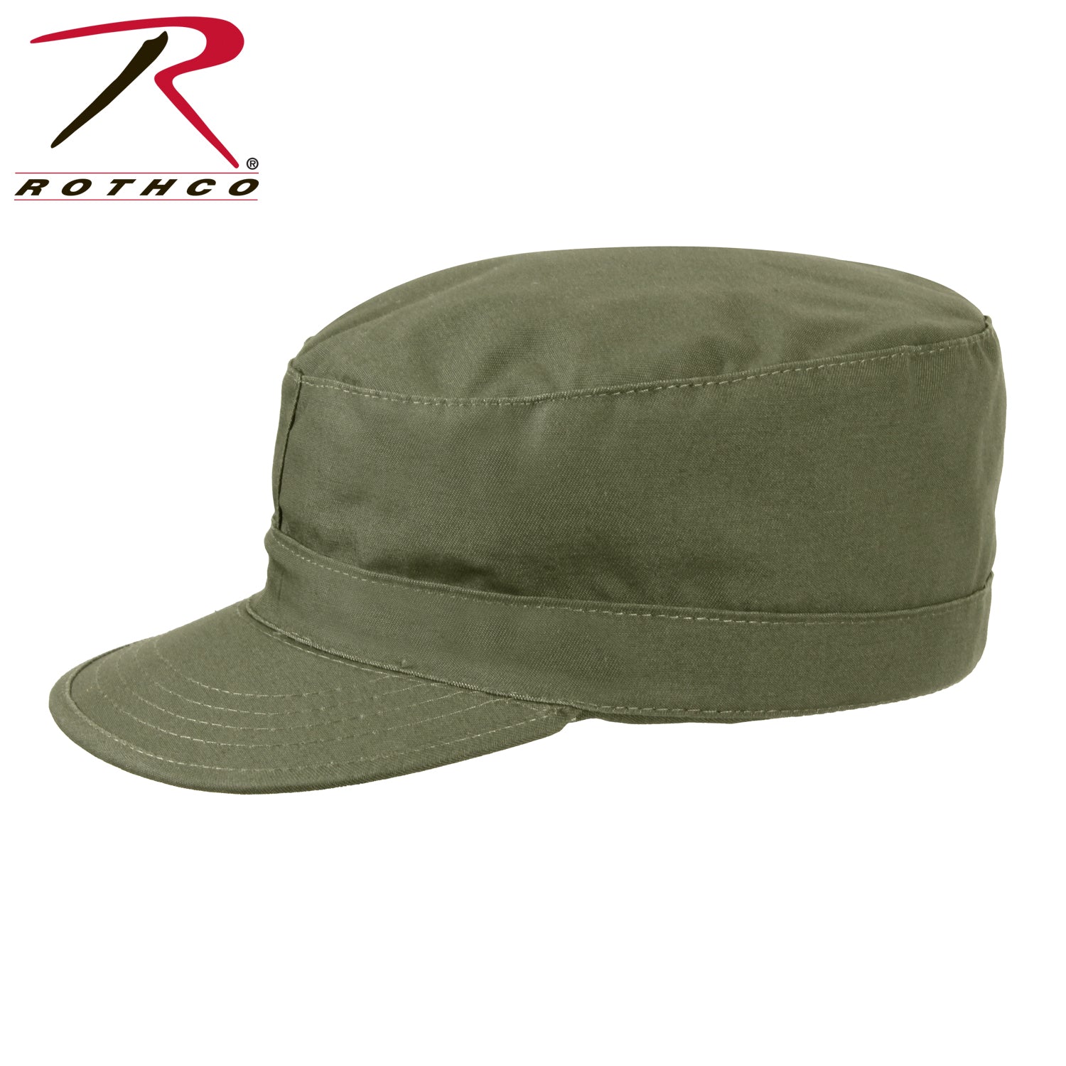 Rothco G.I. Type Combat Cap with Flaps - Olive Drab, Size 7 1/2