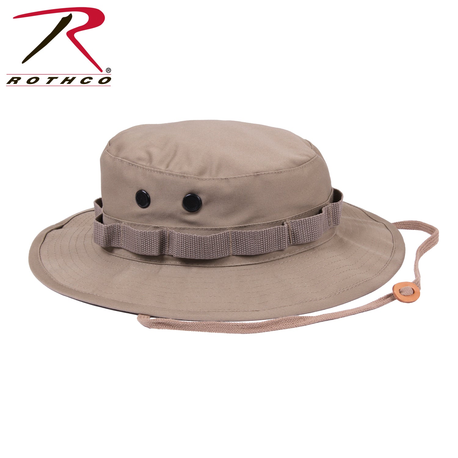 Rothco Boonie Hat Khaki – Durable Military Sun Hat with Wide Brim and Tactical Features
