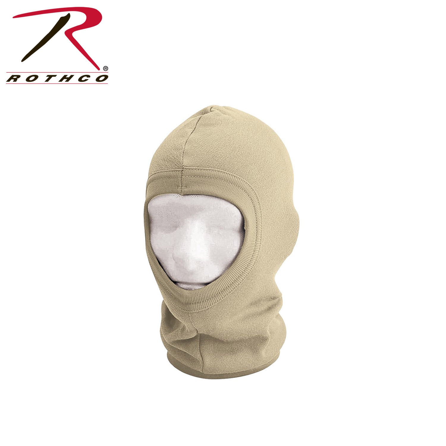 Rothco ECWS Polyester Balaclava in Desert Sand – Extreme Cold Weather Headwear