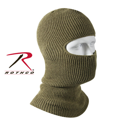 Rothco One-Hole Face Mask in Olive Drab – Extreme Cold Weather Headwear