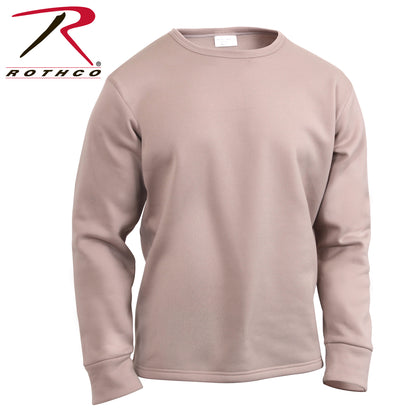 Rothco ECWCS Poly Crew Neck Top in Desert Sand, Size 2XL