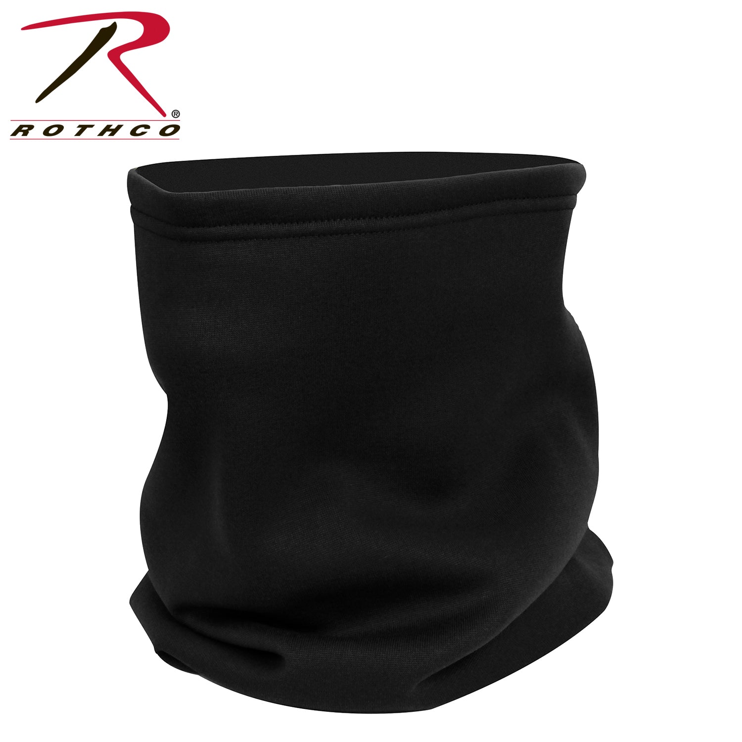 Rothco ECWCS Polyester Neck Gaiter Black – Cold Weather Face and Neck Protection