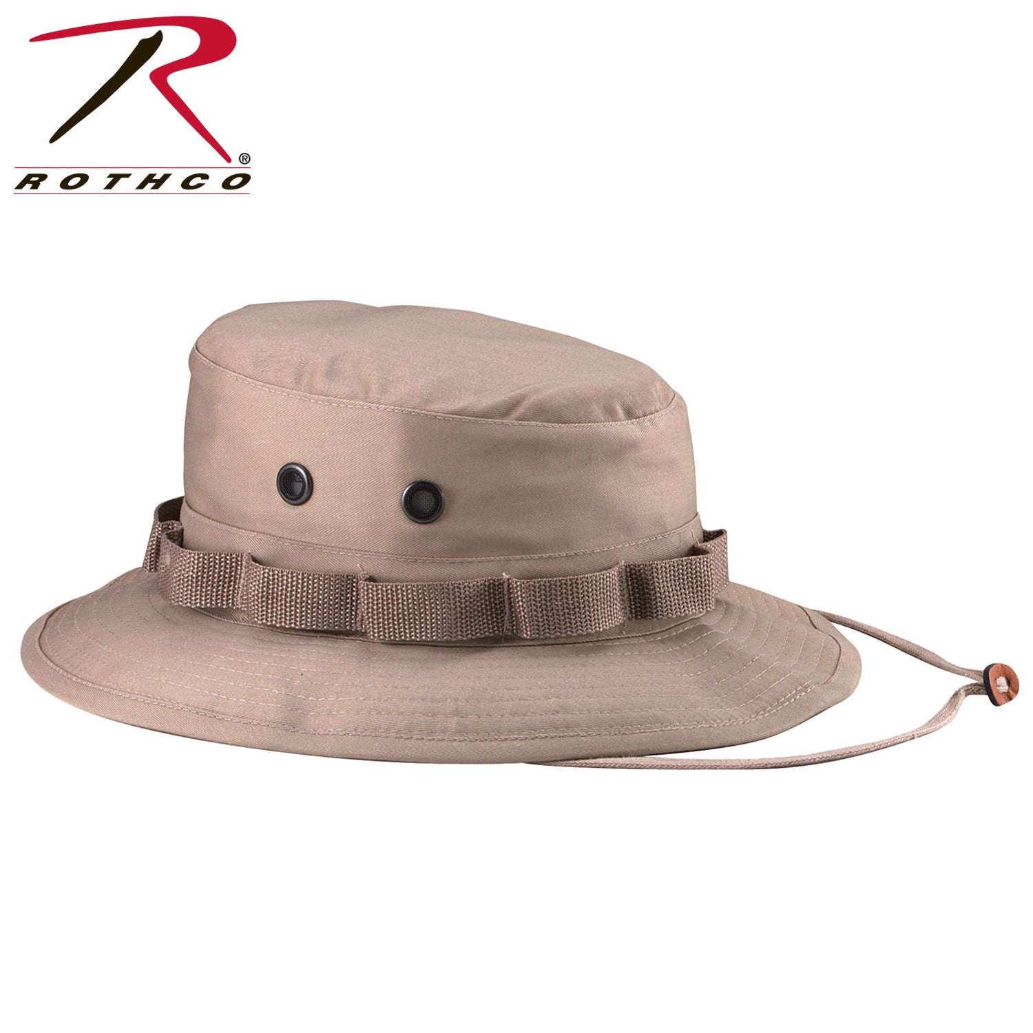 Rothco 100% Cotton Rip-Stop Boonie Hat Khaki, Size 7 1/2