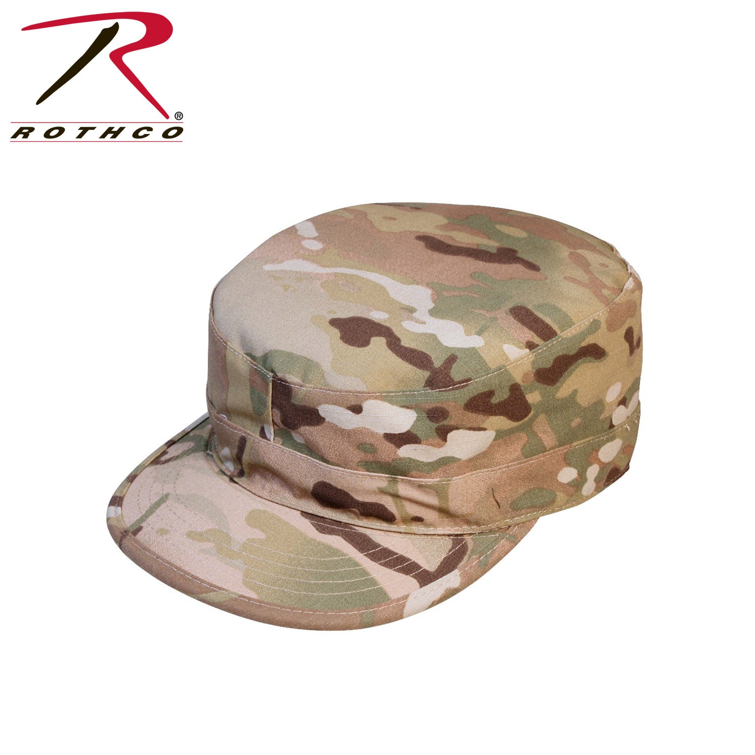 Rothco Gov't Spec 2-Ply Multicam Army Ranger Fatigue Cap – Durable Tactical Headwear for Outdoor & Military Use