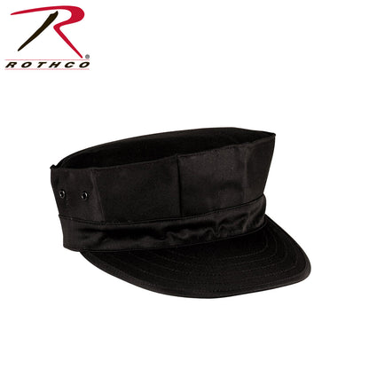 Rothco 8 Point Military Cap Black Size Medium - Classic Tactical Headwear