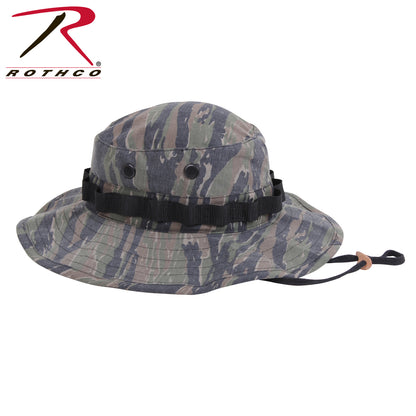 Rothco Vintage Vietnam Style Boonie Hat Tiger Stripe Camo - Adjustable Tactical Bucket Hat