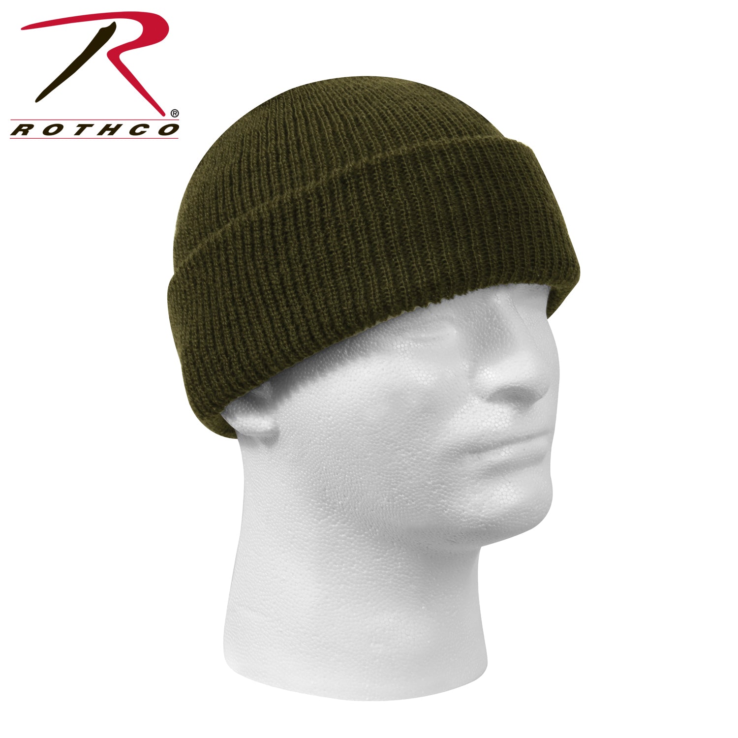Rothco Genuine Wool Watch Cap Olive Drab Part 5779 – Insulated Winter Hat for Men and Women