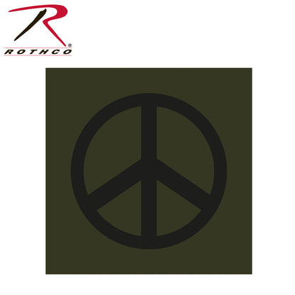 Rothco Peace Sign T-Shirt Size Small – Comfortable Cotton-Polyester Blend in Olive Drab