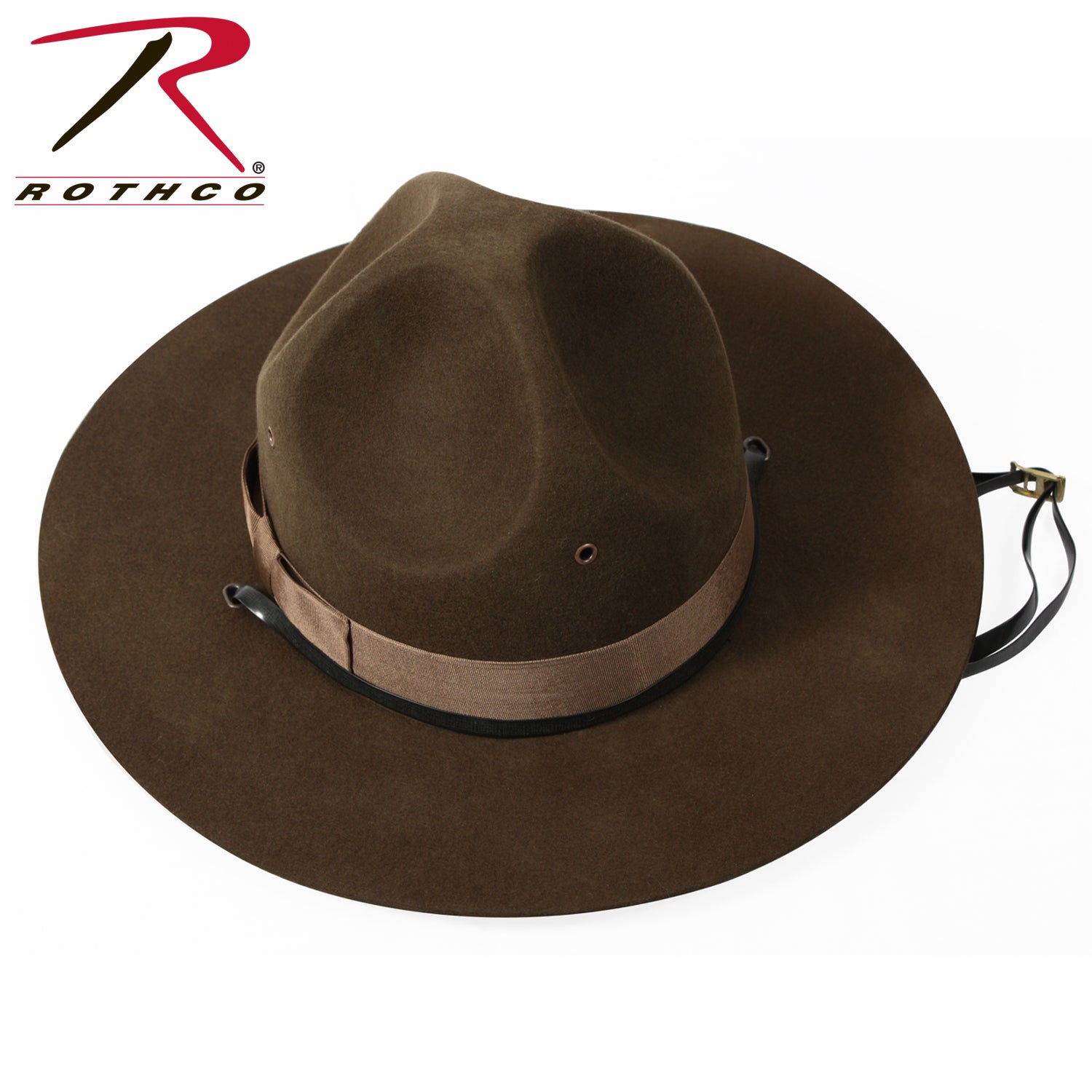 Rothco Campaign Hat 4-Dent Style with Adjustable Chinstrap and Air Vents - Size 7 3/8