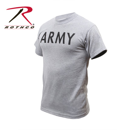 Rothco Grey Army Physical Training T-Shirt Size Large for Men