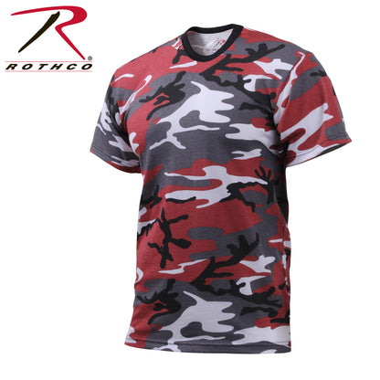 Rothco Red Camo T-Shirt Size M – Durable Military-Style Camouflage Tee