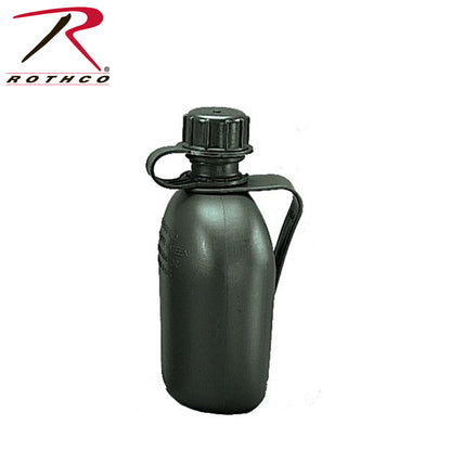 Genuine G.I 1 Quart 3-Piece Canteen with Clip – Durable BPA-Free Military-Style Water Container