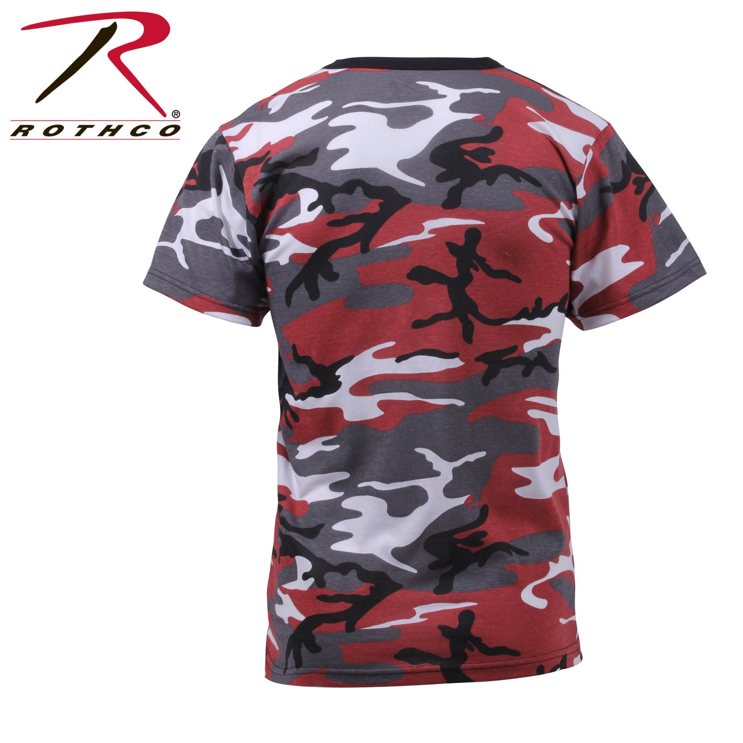 Rothco Red Camo T-Shirt Size M – Durable Military-Style Camouflage Tee