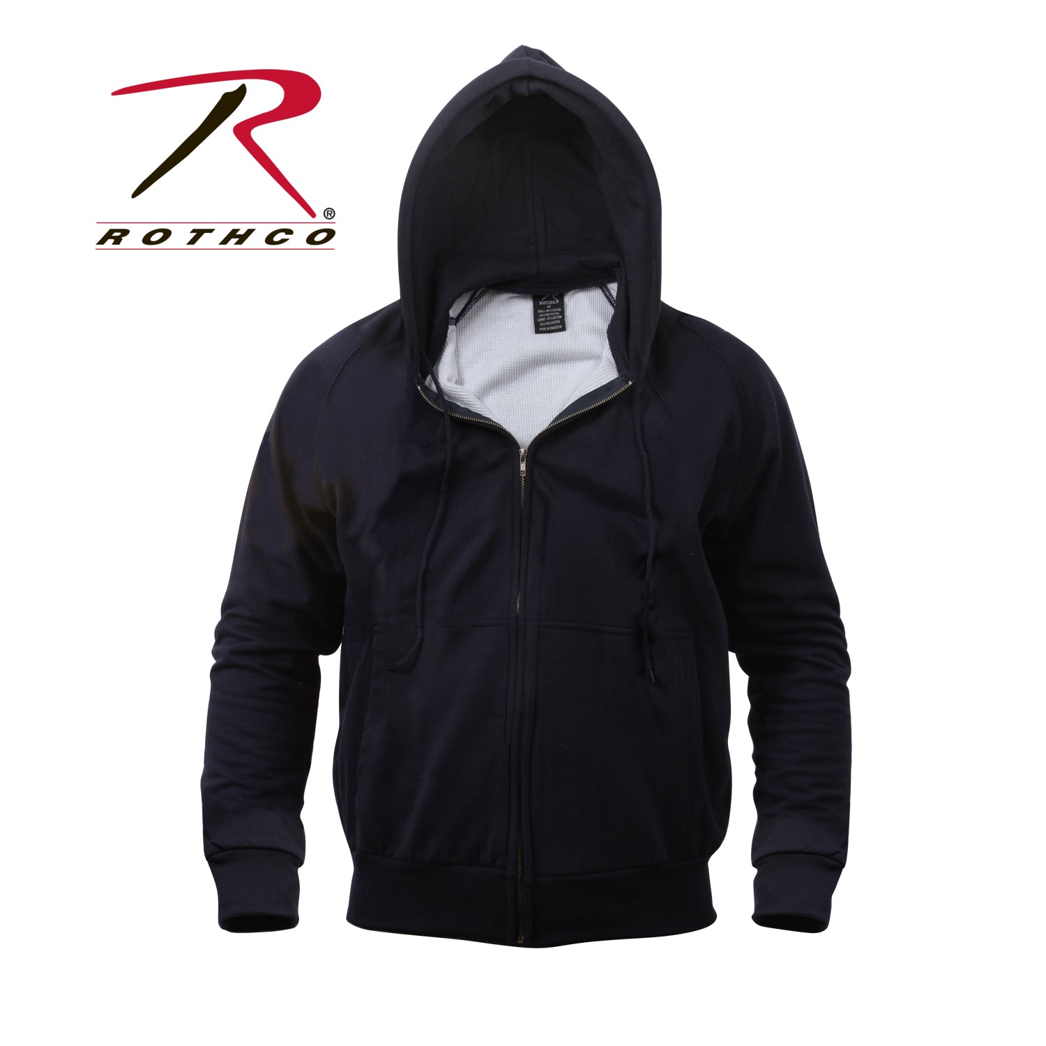 Rothco Thermal Lined Full-Zip Hoodie Navy Blue Size M – Rugged All-Season Warmth and Utility
