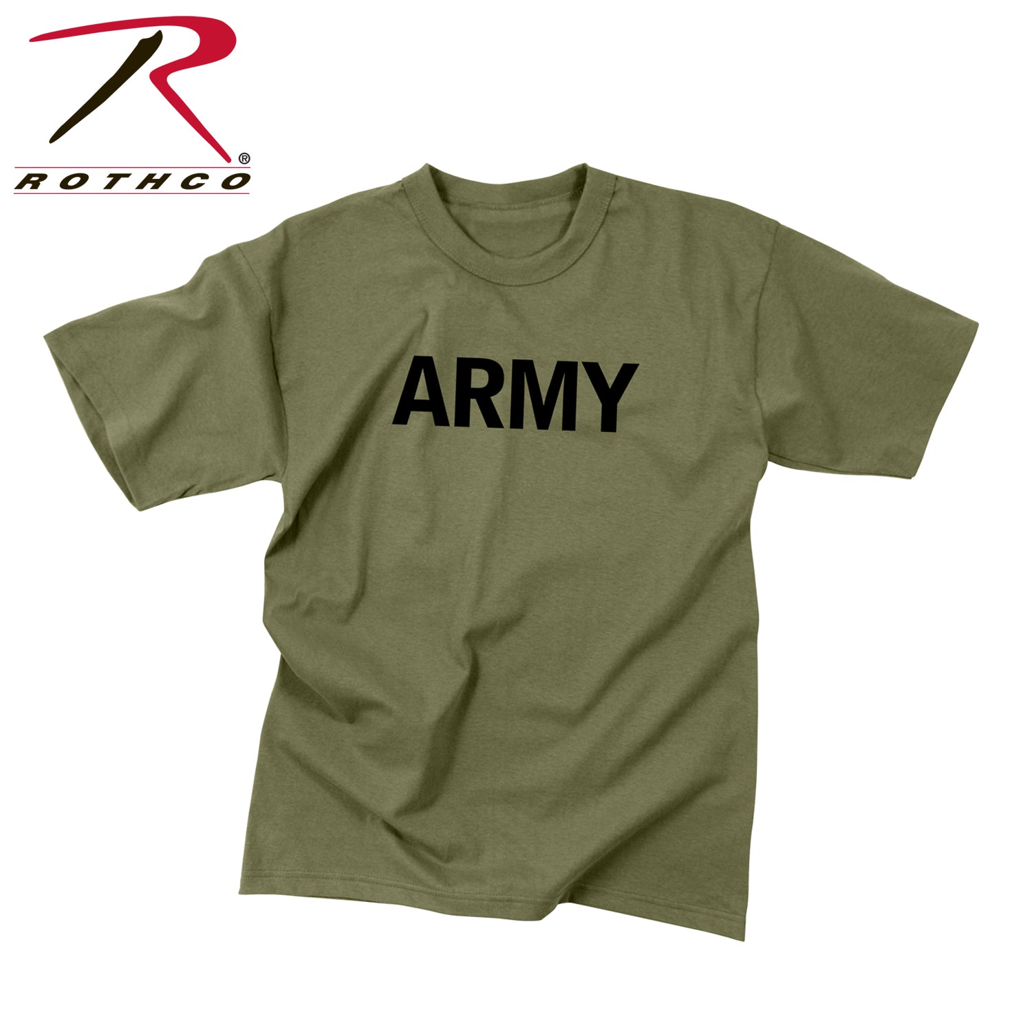 Rothco Olive Drab Military Physical Training T-Shirt Size Small