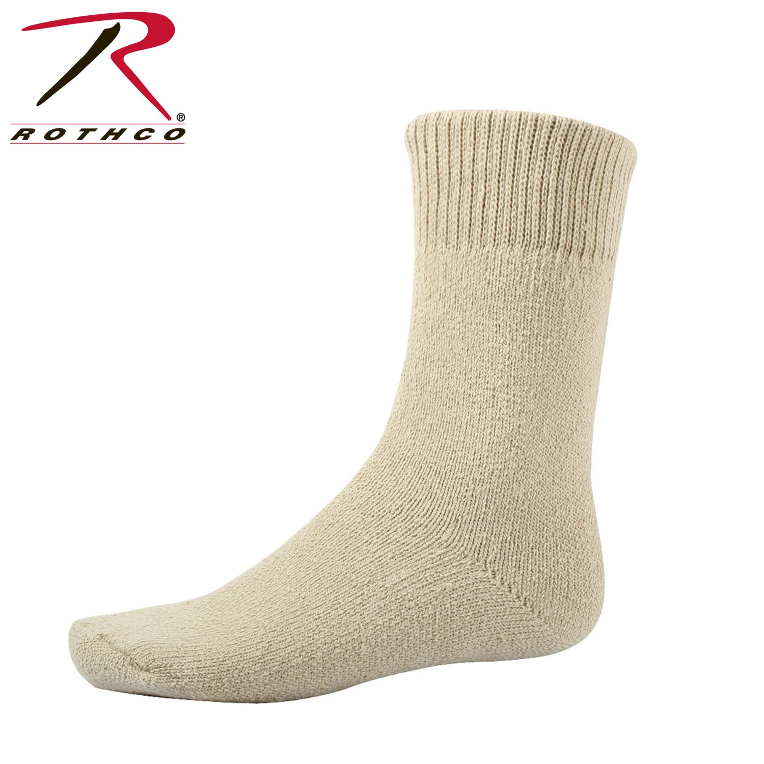 Rothco Thermal Boot Socks Khaki Part Number 6113 for Cold Weather Comfort