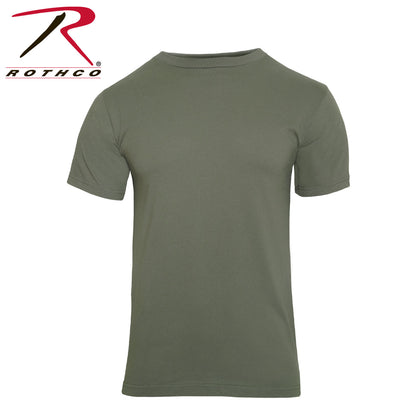 Rothco Solid Color 100% Cotton T-Shirt Foliage Green Size Small