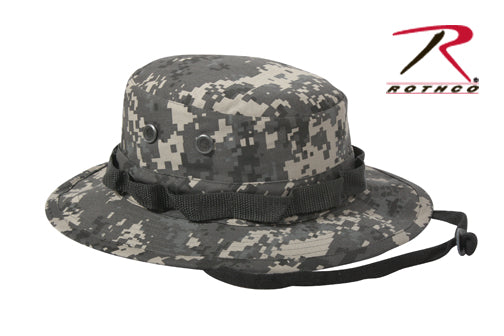 Rothco Digital Camo Boonie Hat with Sun Protection and Ventilation - Subdued Urban Digital Camo