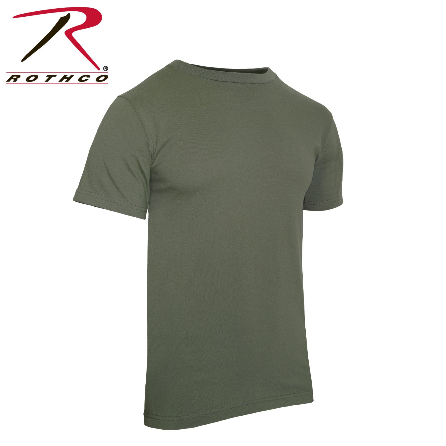 Rothco Solid Color 100% Cotton T-Shirt Foliage Green Size Small