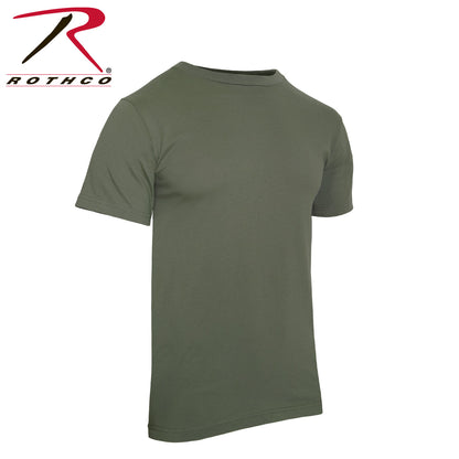 Rothco Solid Color 100% Cotton T-Shirt Foliage Green Size Small