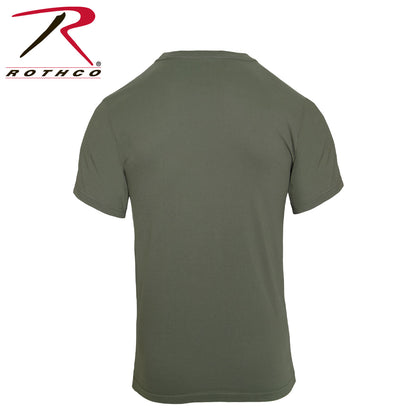 Rothco Solid Color 100% Cotton T-Shirt Foliage Green Size Small