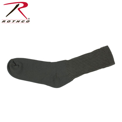 Rothco Athletic Crew Socks in Olive Drab, Size 10-13 – Durable and Comfortable Footwear for PT and Daily Wear