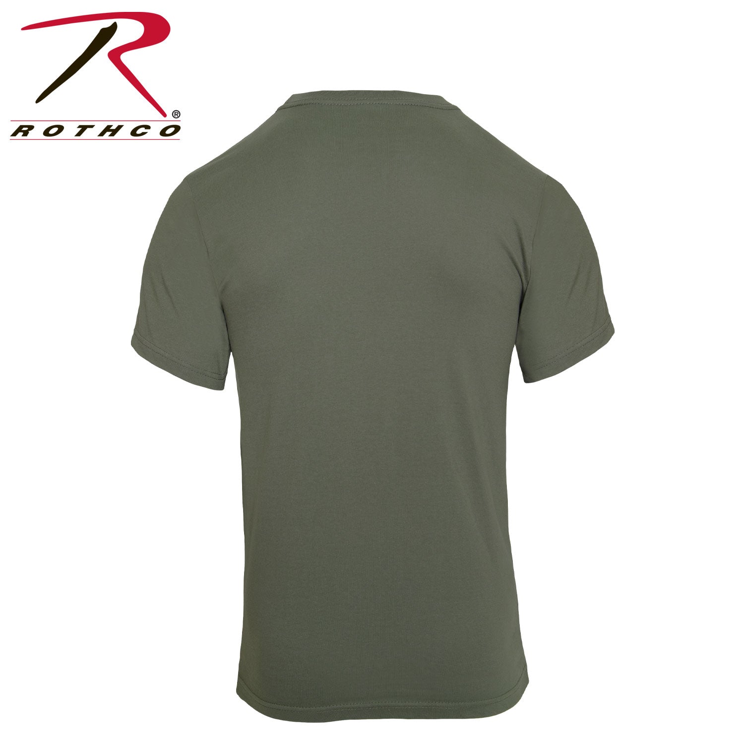 Rothco Solid Color 100% Cotton T-Shirt - Foliage Green, Size 2XL