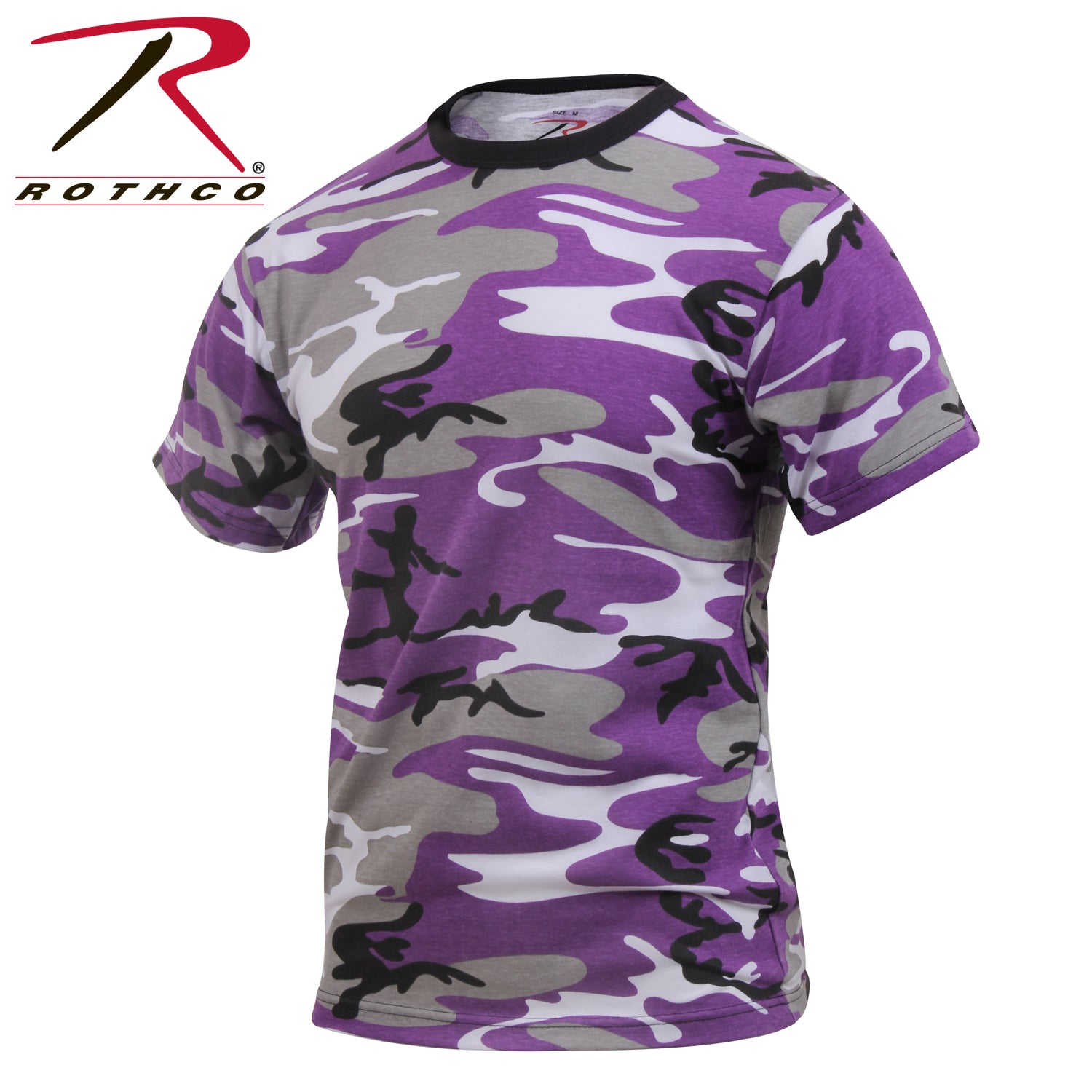 Rothco Ultra Violet Camo T-Shirt Size 2XL – Durable Military-Style Camouflage Apparel
