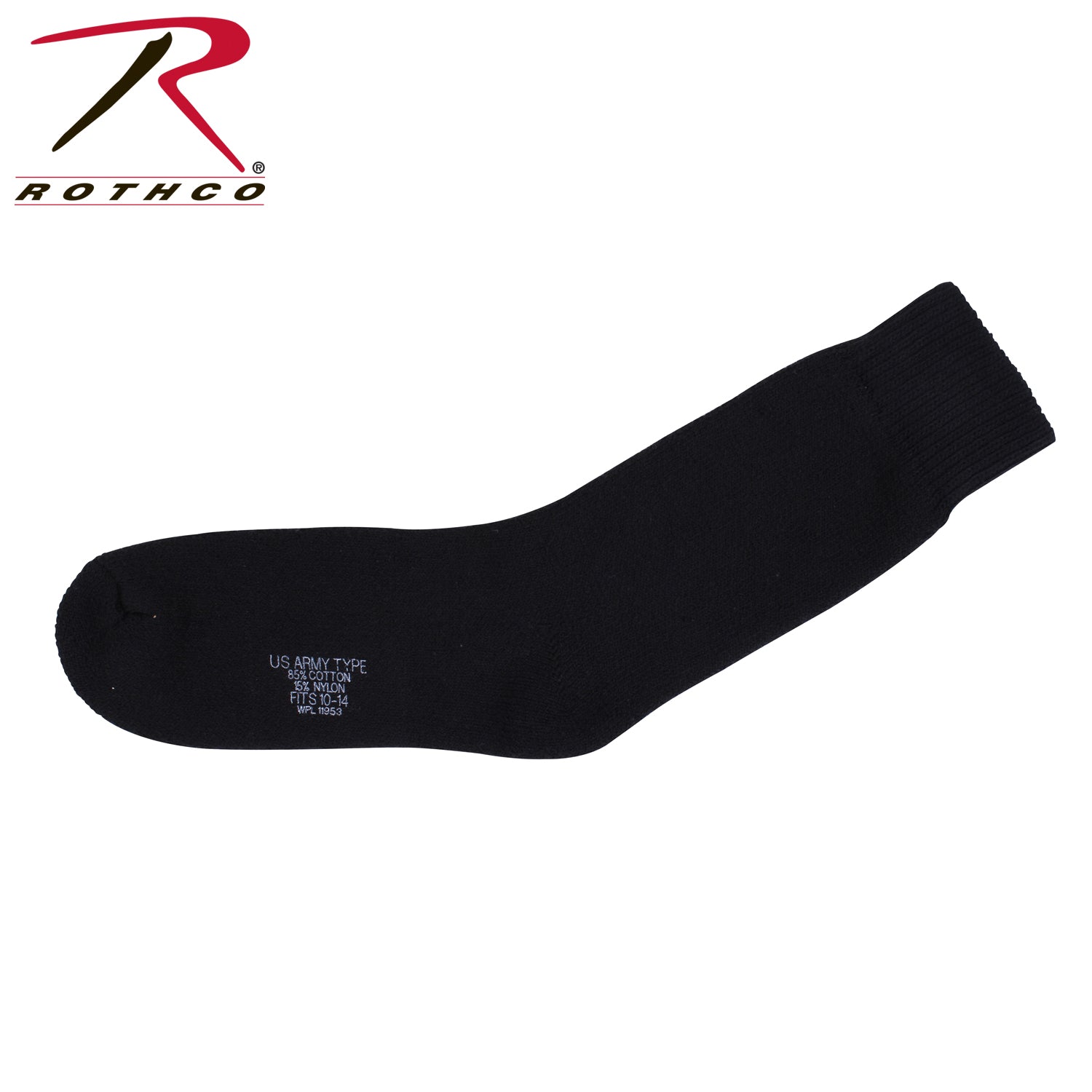 Rothco Thermal Boot Socks Black - Heavyweight Cold Weather Socks for Outdoor Activities