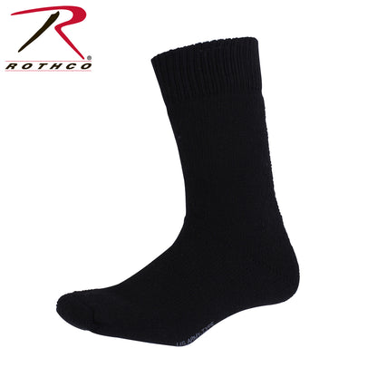 Rothco Thermal Boot Socks Black - Heavyweight Cold Weather Socks for Outdoor Activities