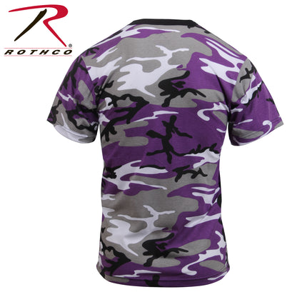 Rothco Ultra Violet Camo T-Shirt Size 2XL – Durable Military-Style Camouflage Apparel