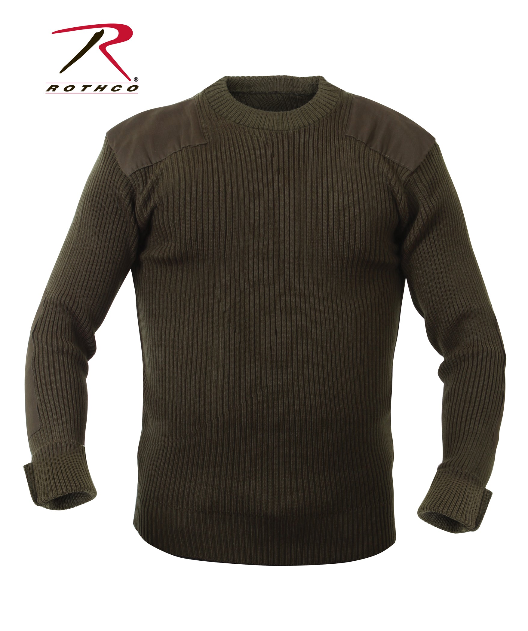 Rothco Acrylic Commando Sweater 4XL Olive Drab – Durable Military Style Knitwear