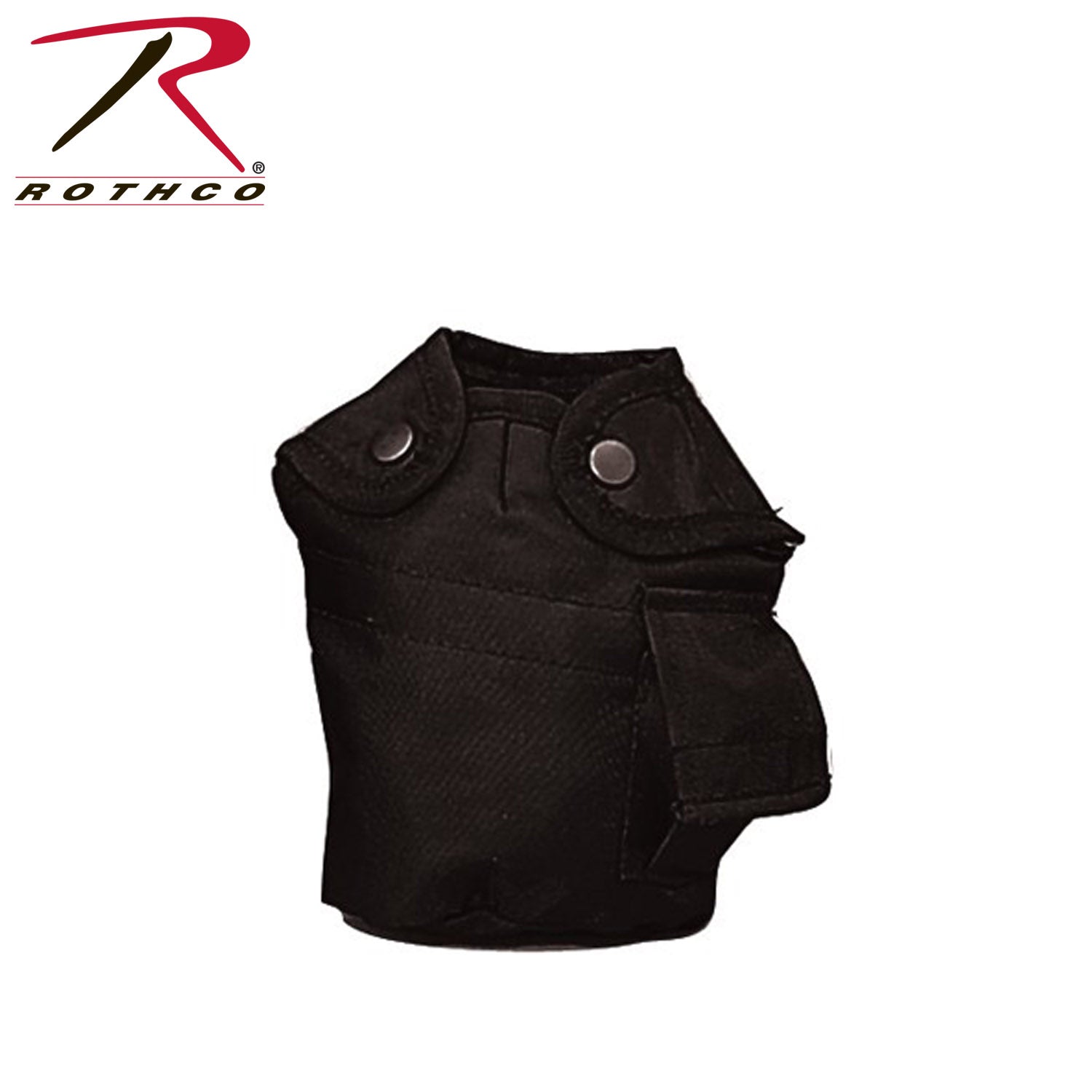 Rothco G.I. Style Canteen Cover in Black – Durable Military-Grade Design