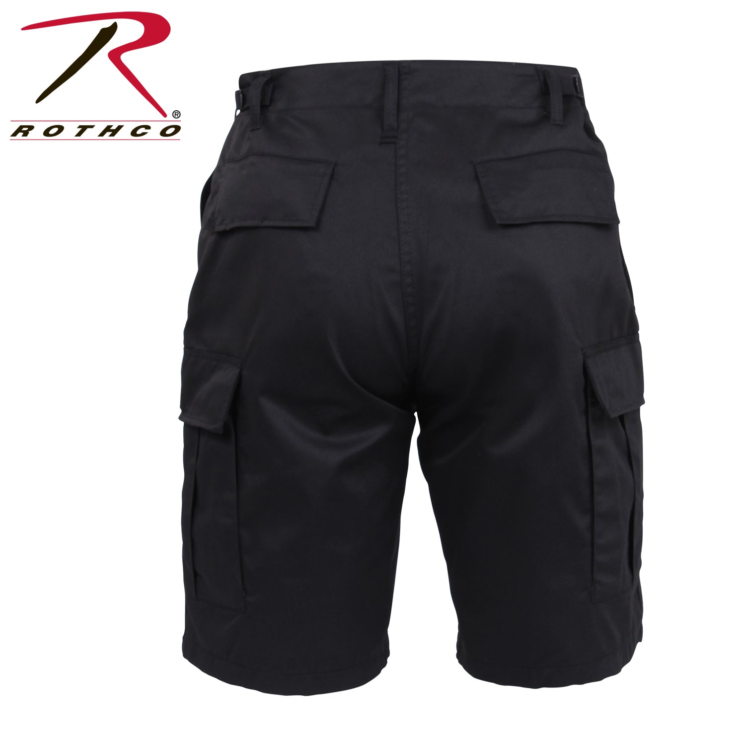 Rothco Tactical BDU Shorts Black Size 5XL – Durable Military Cargo Shorts for Field and Casual Use