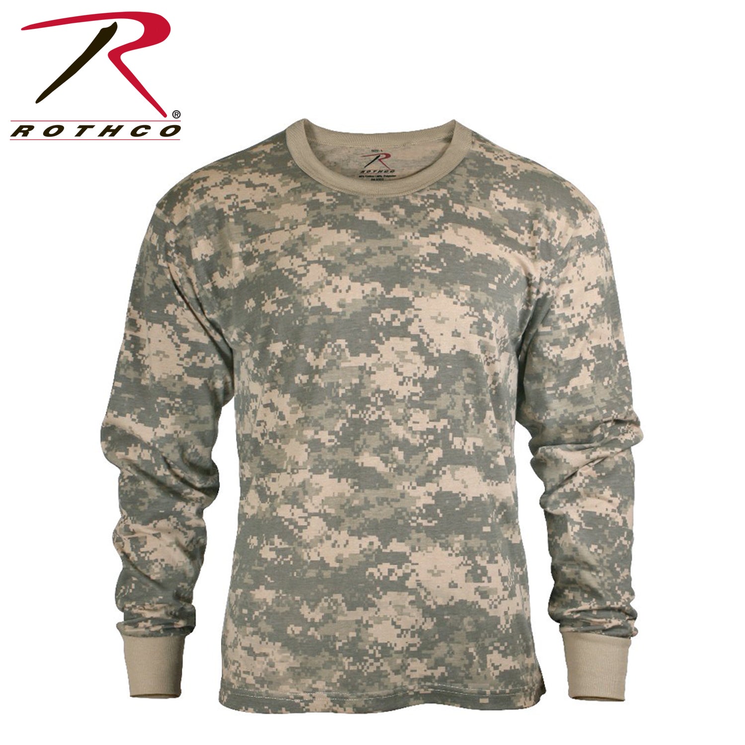 Rothco Long Sleeve Digital Camo T-Shirt ACU Digital Camo Size XL