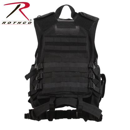Rothco Cross Draw MOLLE Tactical Vest in Black, Size Regular - Part 6491