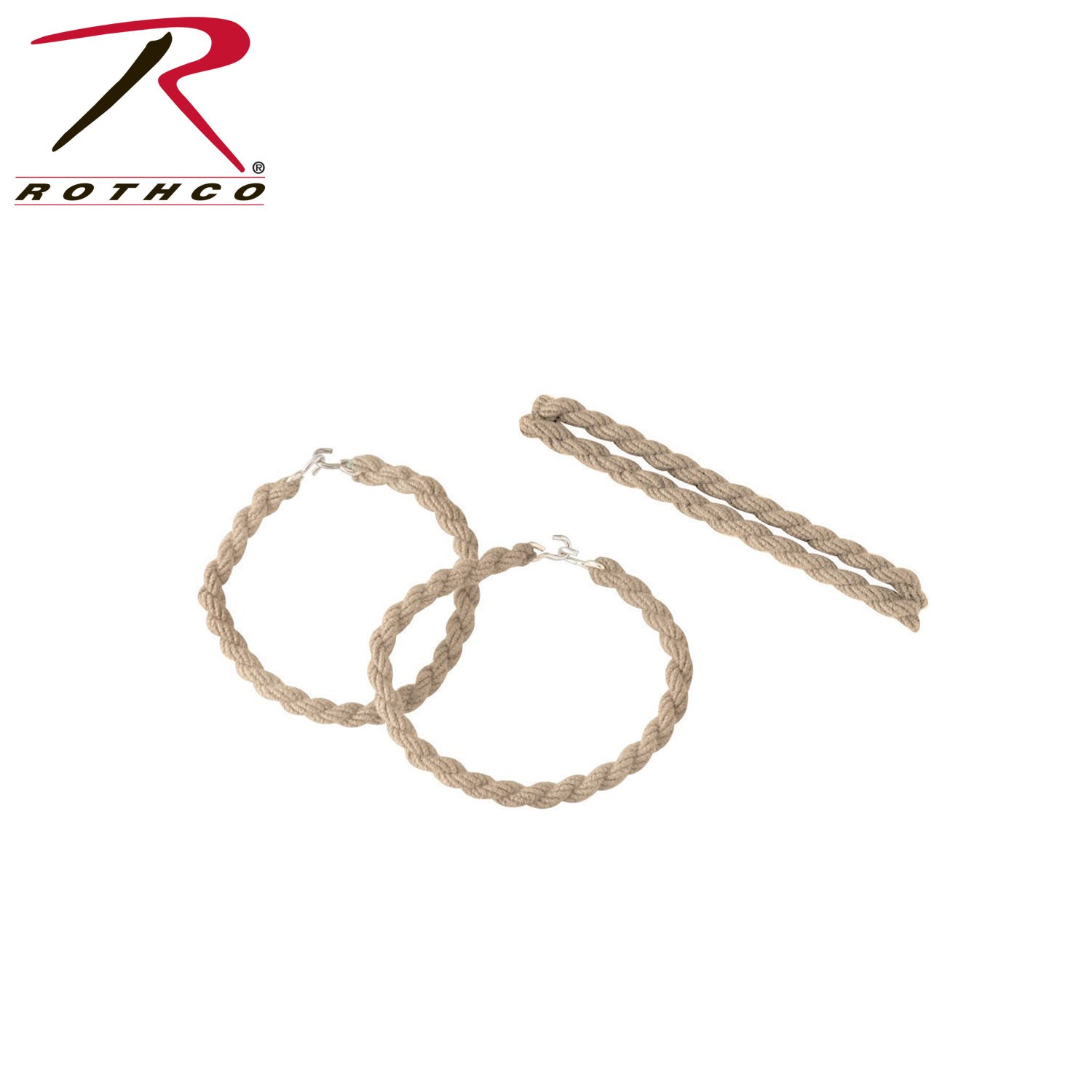 Rothco Blousing Garter Straps in Tan – Comfortable Elastic Cotton Tactical Pant Tuckers