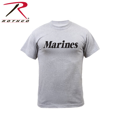 Rothco Grey Physical Training T-Shirt for Marines, Size XL