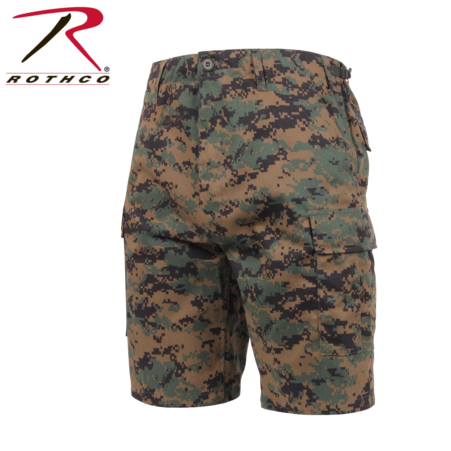 Rothco Camo BDU Shorts Woodland Digital Camo Size Large