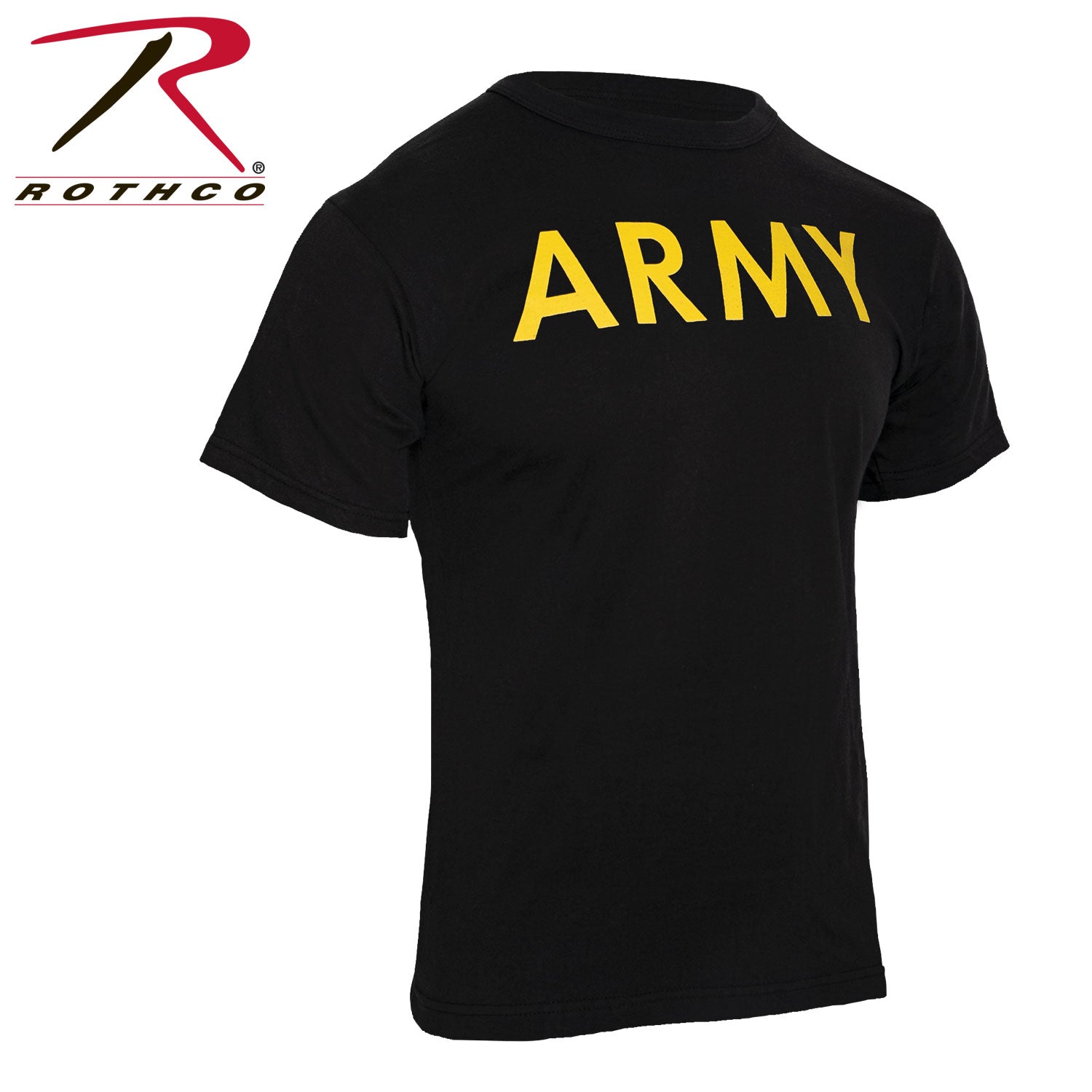 Rothco Army Physical Training PT Shirt Size XL - Comfortable Cotton-Poly Blend Athletic Tee