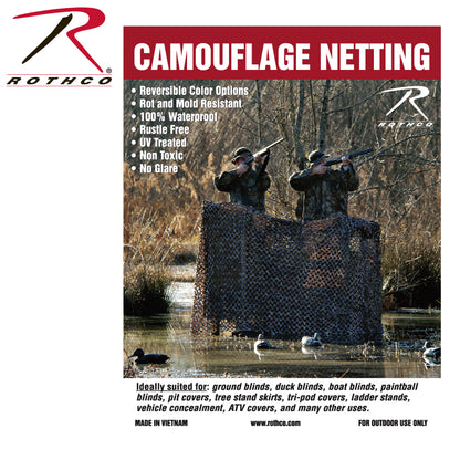 Rothco Military Type Camo Net 9'10" x 19'8" for Outdoor Concealment