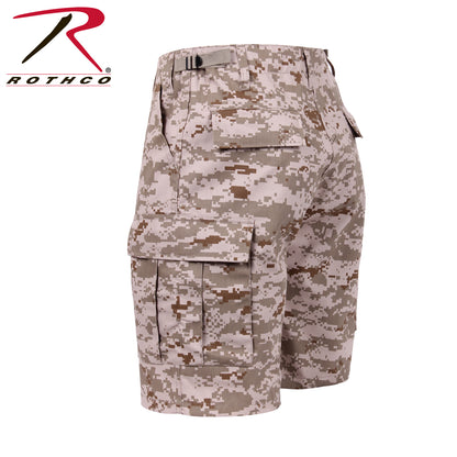 Rothco Camo BDU Shorts Desert Digital Camo Size M – Tactical Cargo Shorts for Men