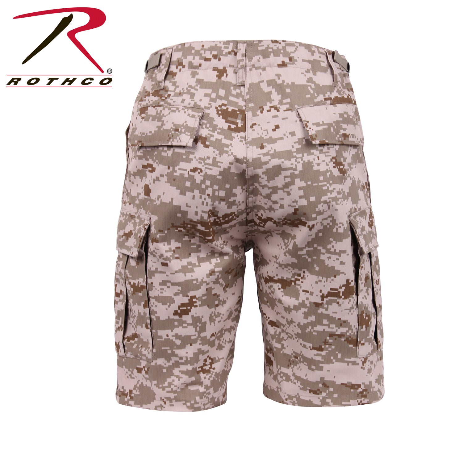 Rothco Tactical Camo BDU Shorts in Desert Digital Camo, Size Small