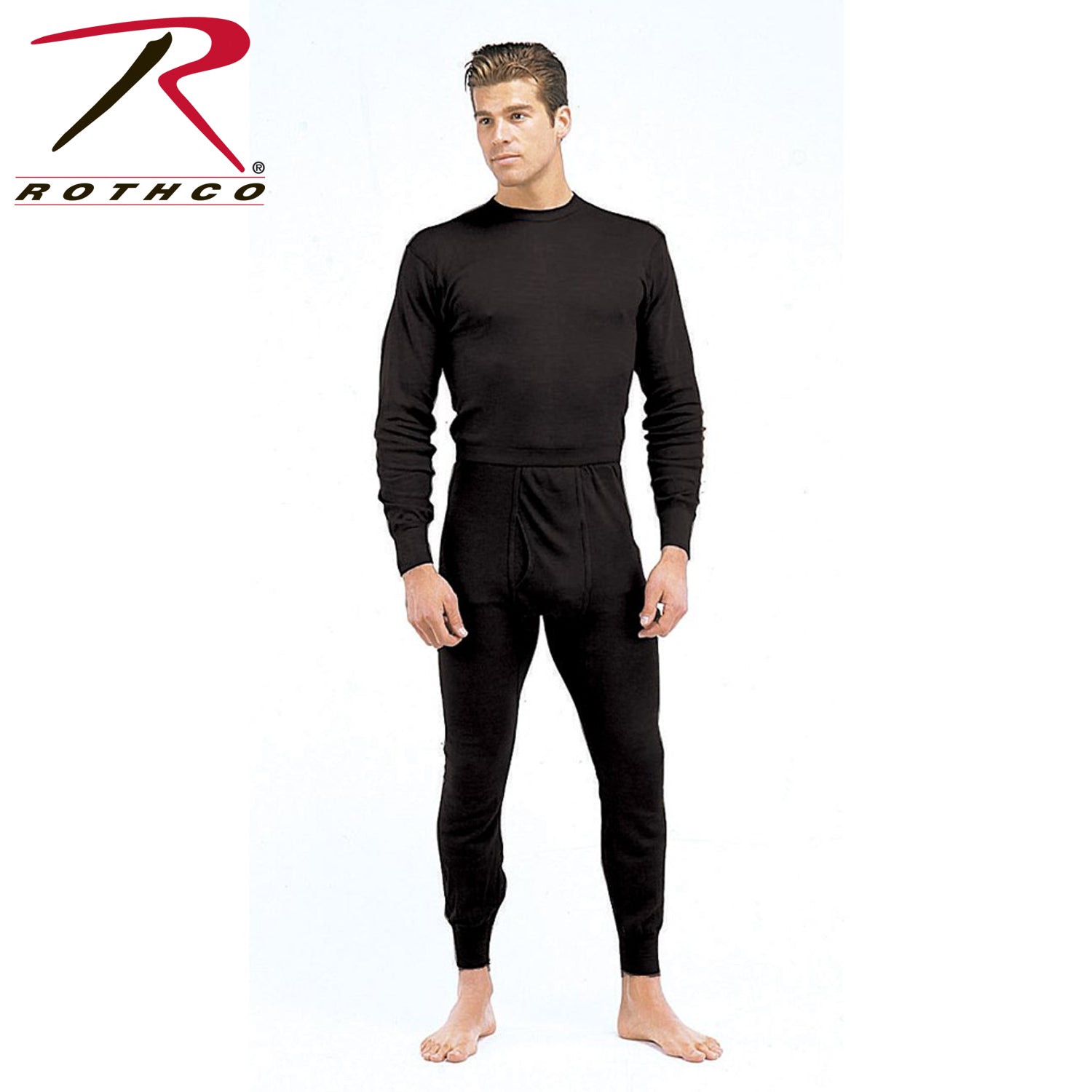 Rothco Single Layer Poly Underwear Top Size Small – Lightweight Cold Weather Base Layer