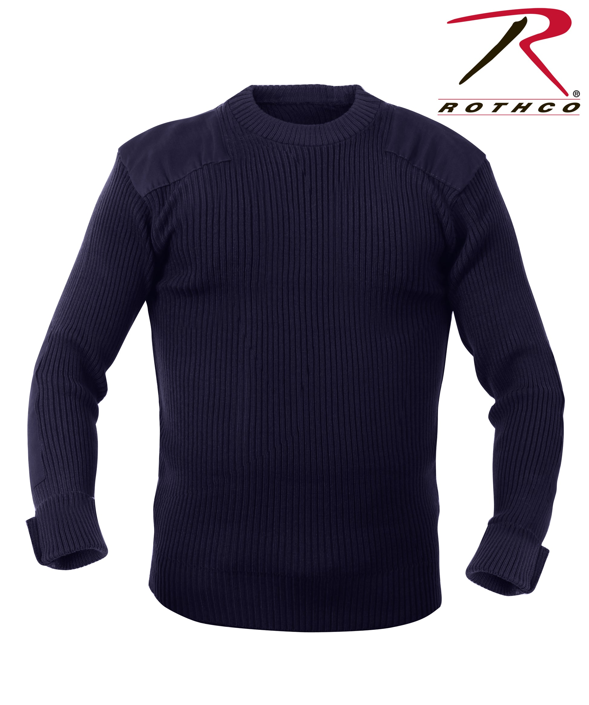Rothco Acrylic Commando Sweater Navy Blue Size XL - Durable and Comfortable Military-Style Knitwear