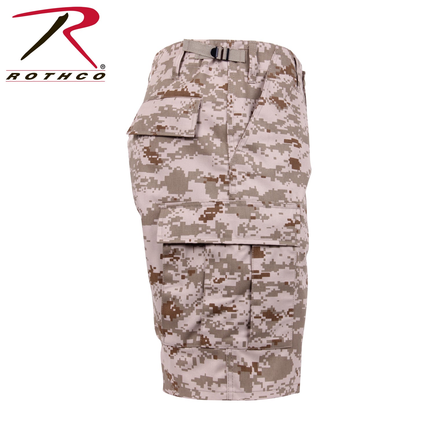 Rothco Camo BDU Shorts Desert Digital Camo Size XL for Tactical and Outdoor Activities